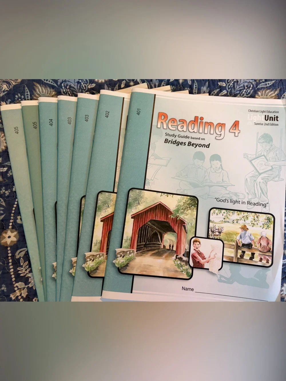 Reading 4 Teacher's Guide & Student Workbooks - Teal